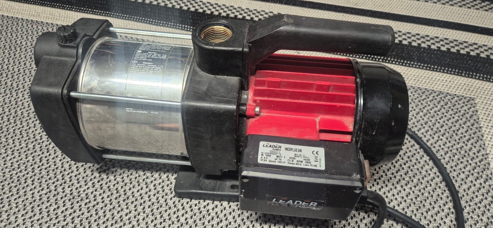 Leader Pumps Inoxplus 240 waterpomp – 1000W, Ophalen of Verzenden