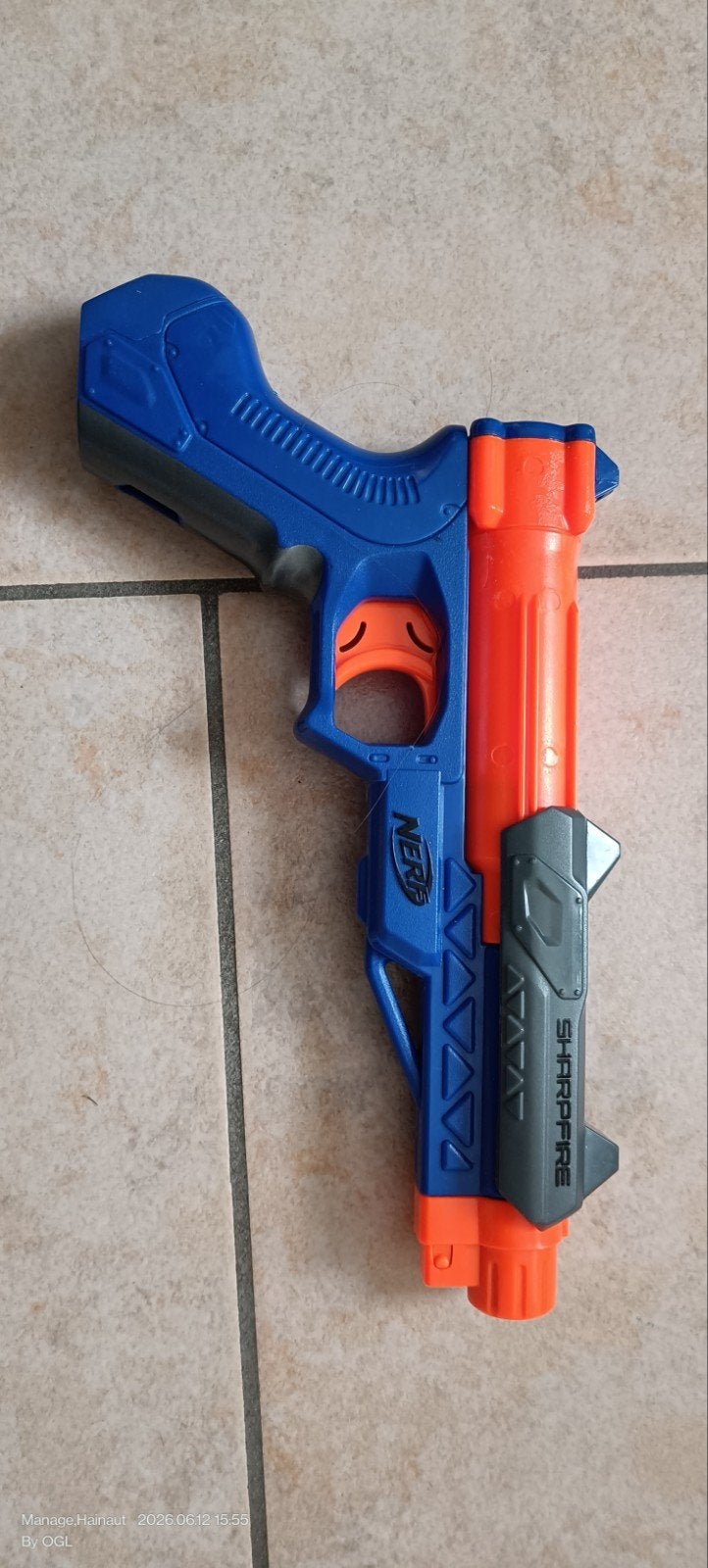 Nerf N-Strike SharpFire Delta Blaster, Kinderen en Baby's, Speelgoed | Overig, Ophalen of Verzenden