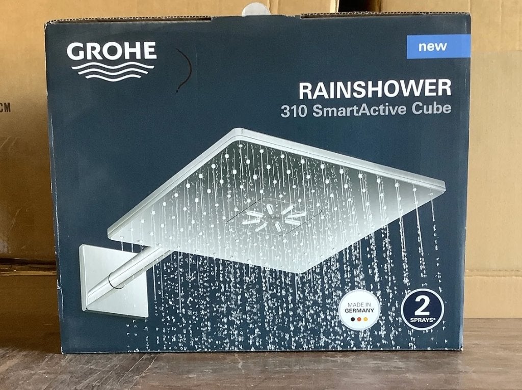 Grohe Rainshower SmartActive Cube 310 neuf, Bricolage & Construction, Sanitaire, Neuf, Douche, Chrome, Enlèvement