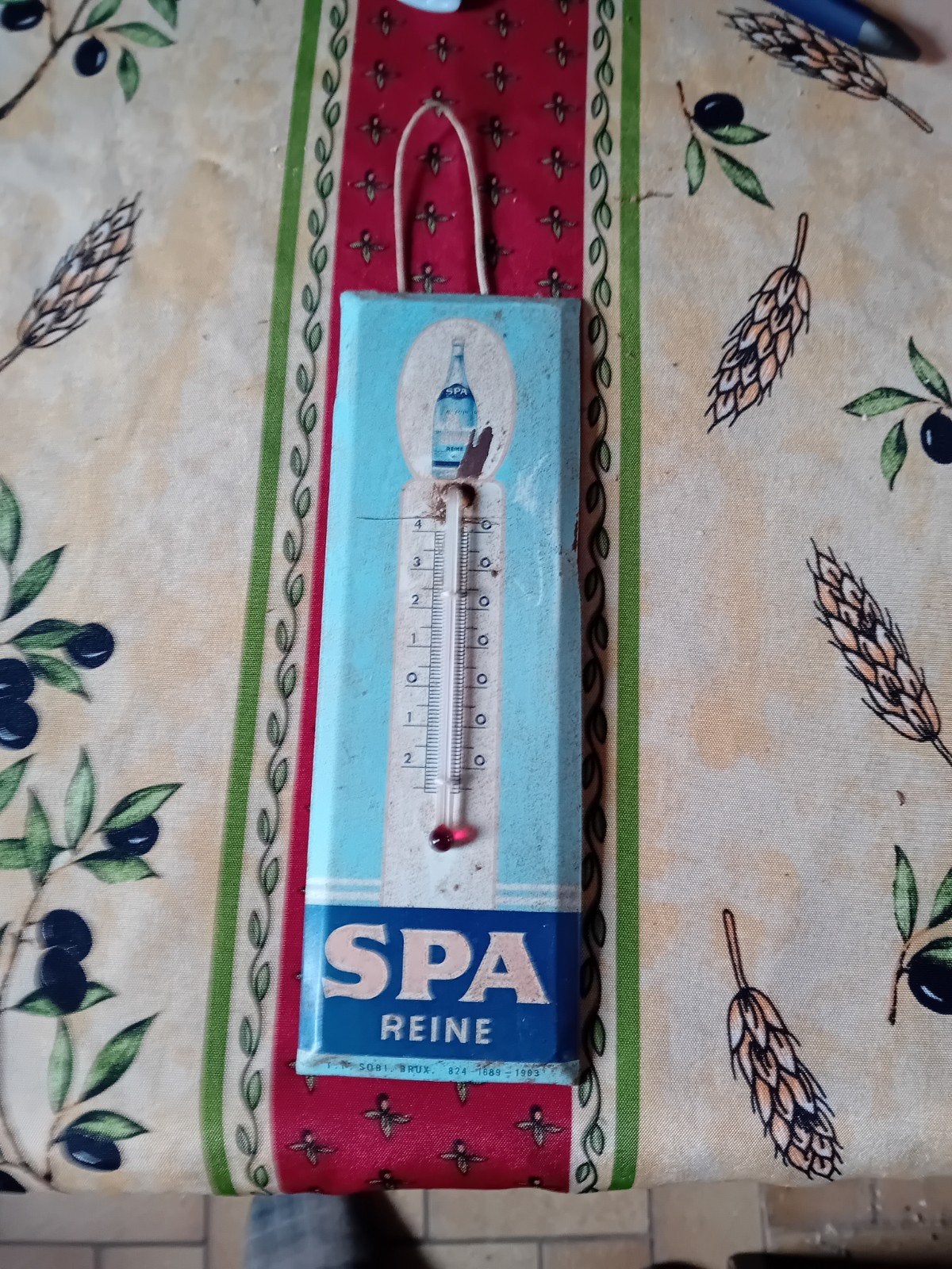 thermomètre spa no  plaque émaillée, Enlèvement ou Envoi