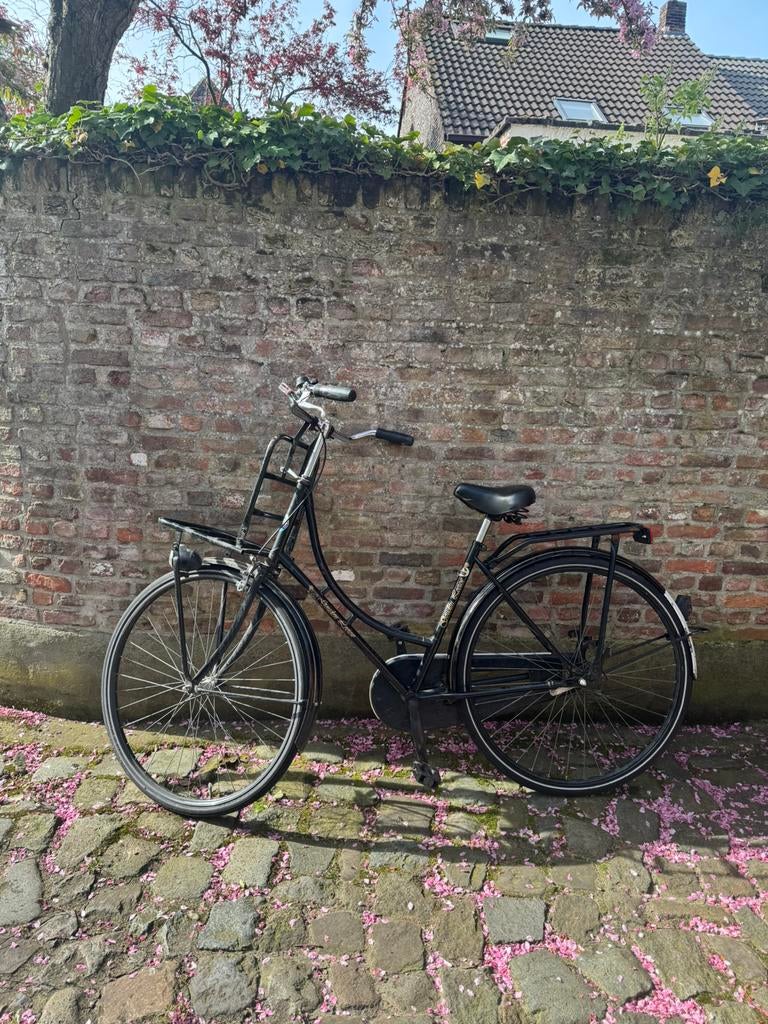 Hollandse fiets, Ophalen, Gebruikt, Handrem