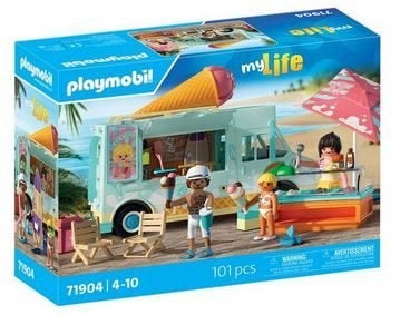 Camion de crème glacée PLAYMOBIL My Life avec Surf Shop New, Enlèvement ou Envoi, Neuf, Kit complet, Véhicule