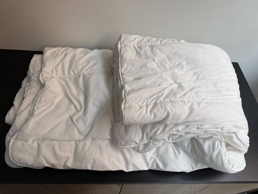 Ikea grusblad dekbed 140 x 200 cm, Enlèvement, Comme neuf, Une personne, Couverture ou Couette