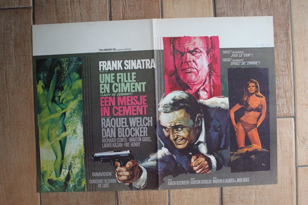filmaffiche Frank Sinatra Lady In Cement filmposter, Verzamelen, Rechthoekig Liggend, Ophalen of Verzenden, Zo goed als nieuw