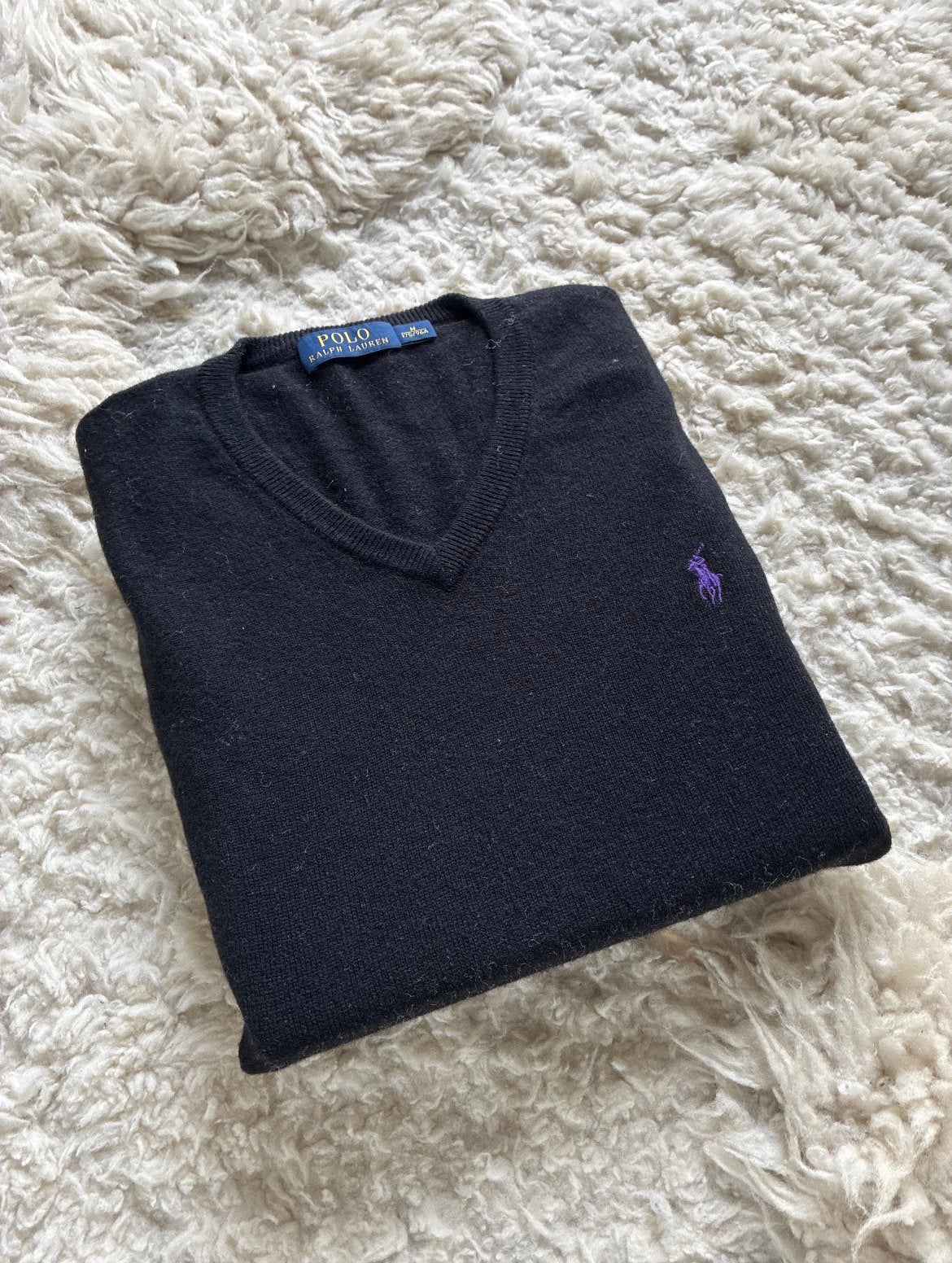 Ralph lauren V-Neck - Maat M, Ophalen of Verzenden, Nieuw, Maat 48/50 (M), Zwart