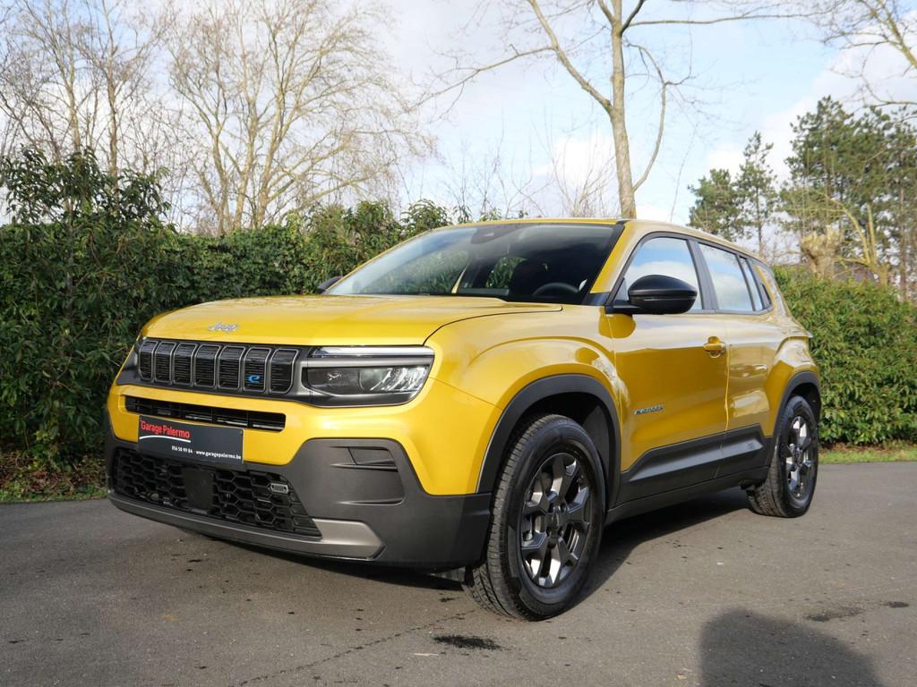 Jeep Avenger Longitude 400/600km +GARANTIE TOT 48 STE MAAND, Auto's, Jeep, Stof, Gebruikt, Geel, 5 zetels
