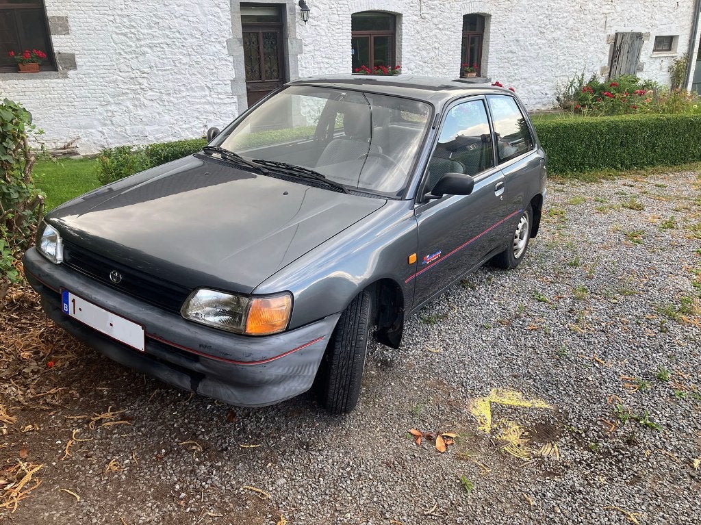Toyota Starlet 1992, Autos, Toyota, Argent ou Gris, Achat, Starlet, Boîte manuelle