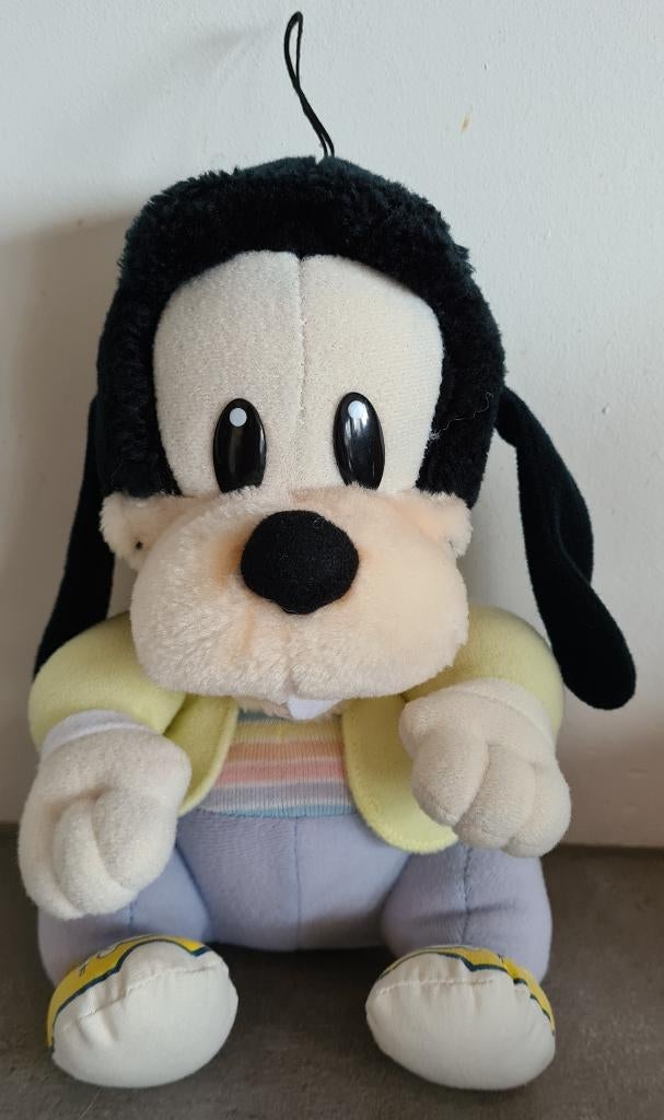 Vintage knuffel Hasbro Disney Babies Goofy 1984, Disney, Disney, Zo goed als nieuw, Hond