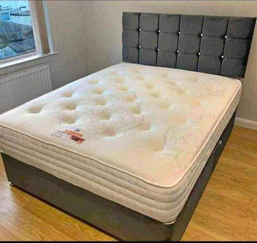 Nouveau lit et matelas — Disponible immédiatement, Neuf, Autres dimensions, Autres couleurs, Autres dimensions