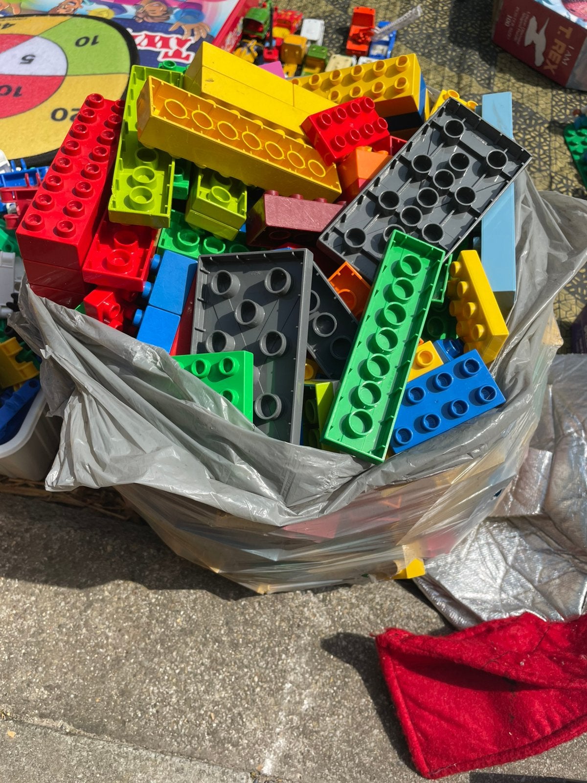 Duplo grote zak, Kinderen en Baby's, Speelgoed | Bouwstenen, Ophalen, Zo goed als nieuw