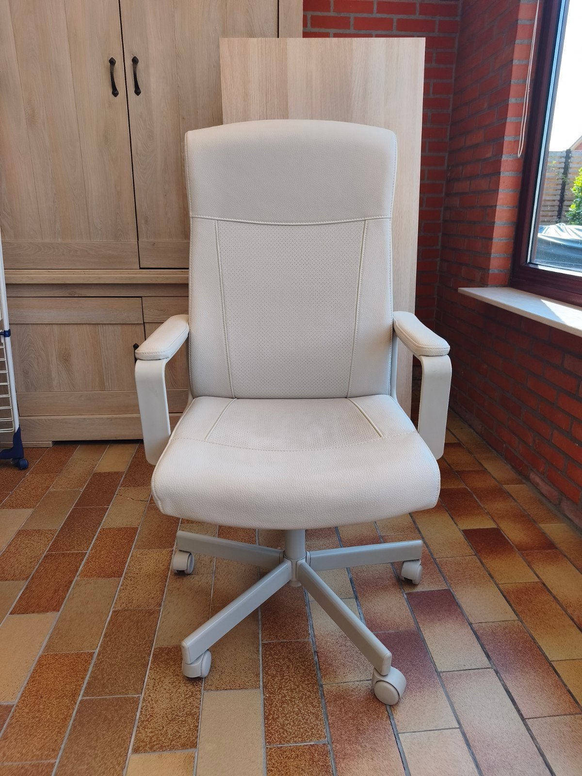 IKEA Milberget bureaustoel beige, Enlèvement, Beige, Chaise de bureau
