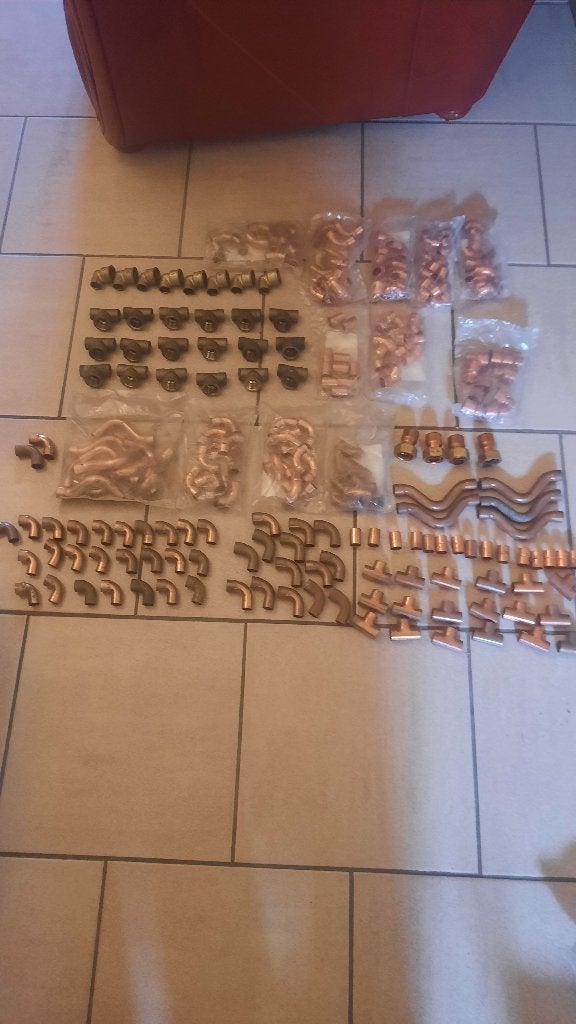 Accessoires en cuivre pour chauffage, Bricolage & Construction, Enlèvement ou Envoi, Neuf, Autres types