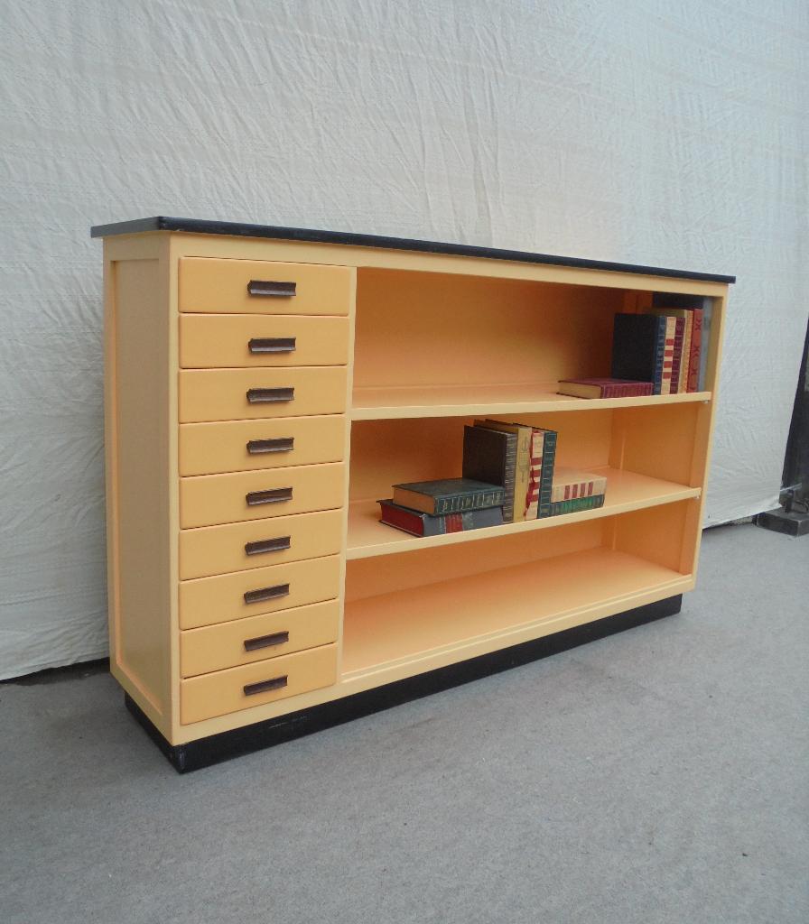 armoire scolaire vintage, commode, bibliothèque, Enlèvement ou Envoi