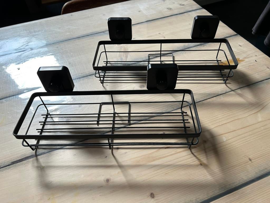 Doucherek, Huis en Inrichting, Badkamer | Badtextiel en Accessoires, Zo goed als nieuw, Zwart, Ophalen
