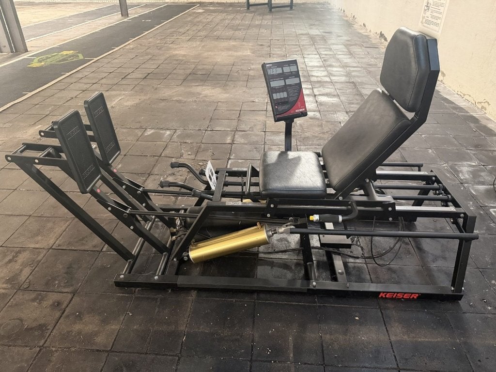 Keiser leg press + Infinity functional trainer + compressor, Ophalen, Benen, Gebruikt, Krachtstation