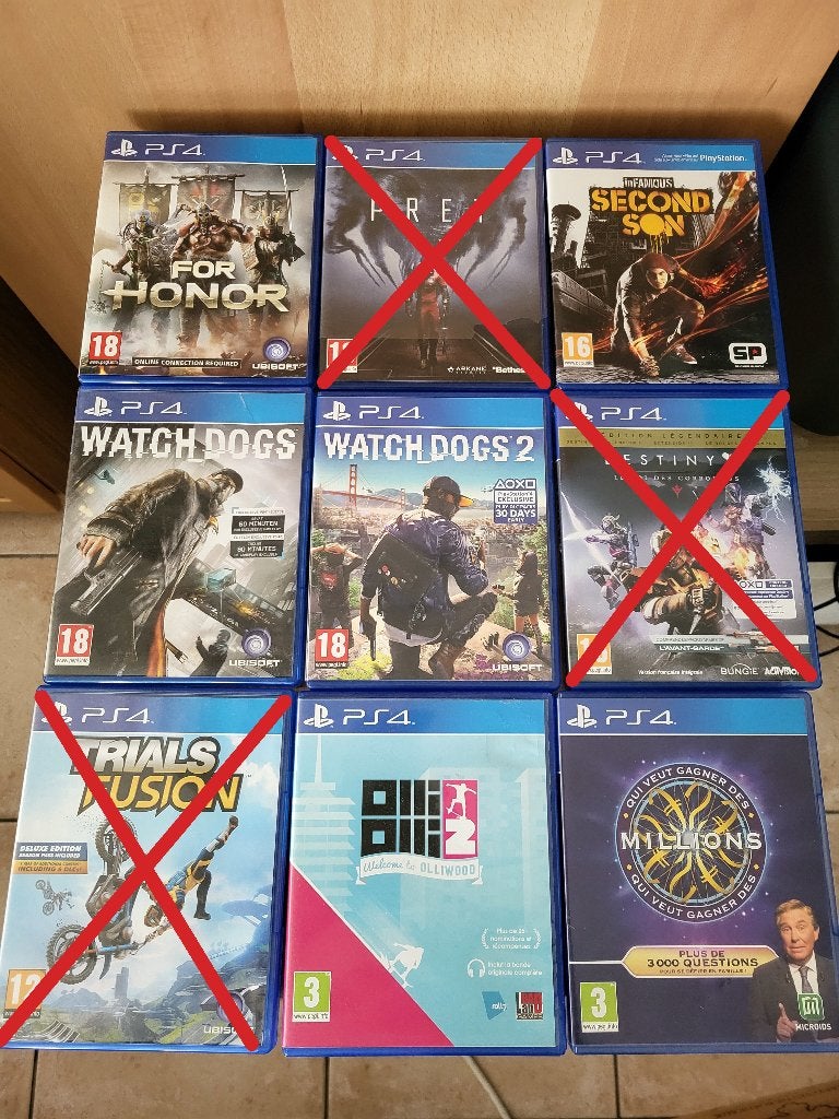 Lot de jeux PS4 (PlayStation 4), Games en Spelcomputers, Ophalen