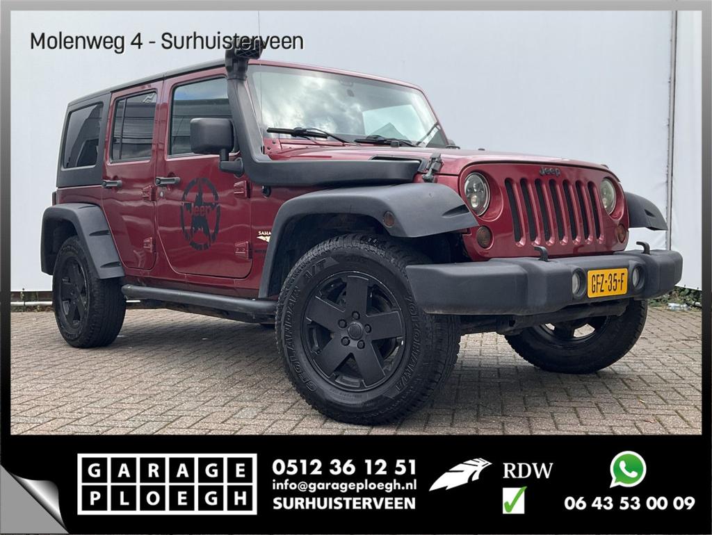 Jeep Wrangler Unlimited 3.8 Sport Sahara 5-deurs Airco Cruis, Monovolume, Bedrijf, Handgeschakeld, Wrangler
