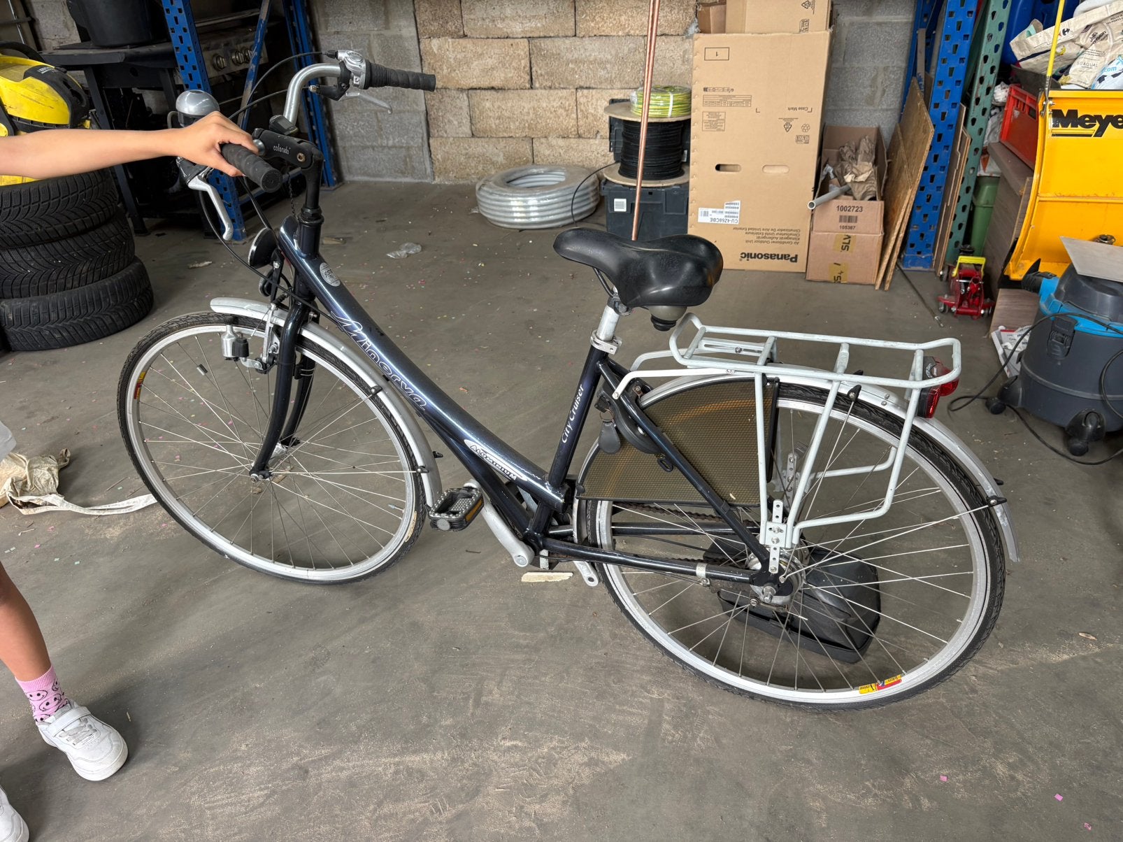 Minerva dames fiets, Ophalen, Gebruikt