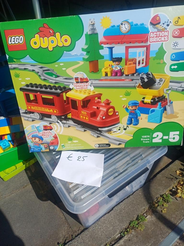 Duplo trein met attributen, Enlèvement