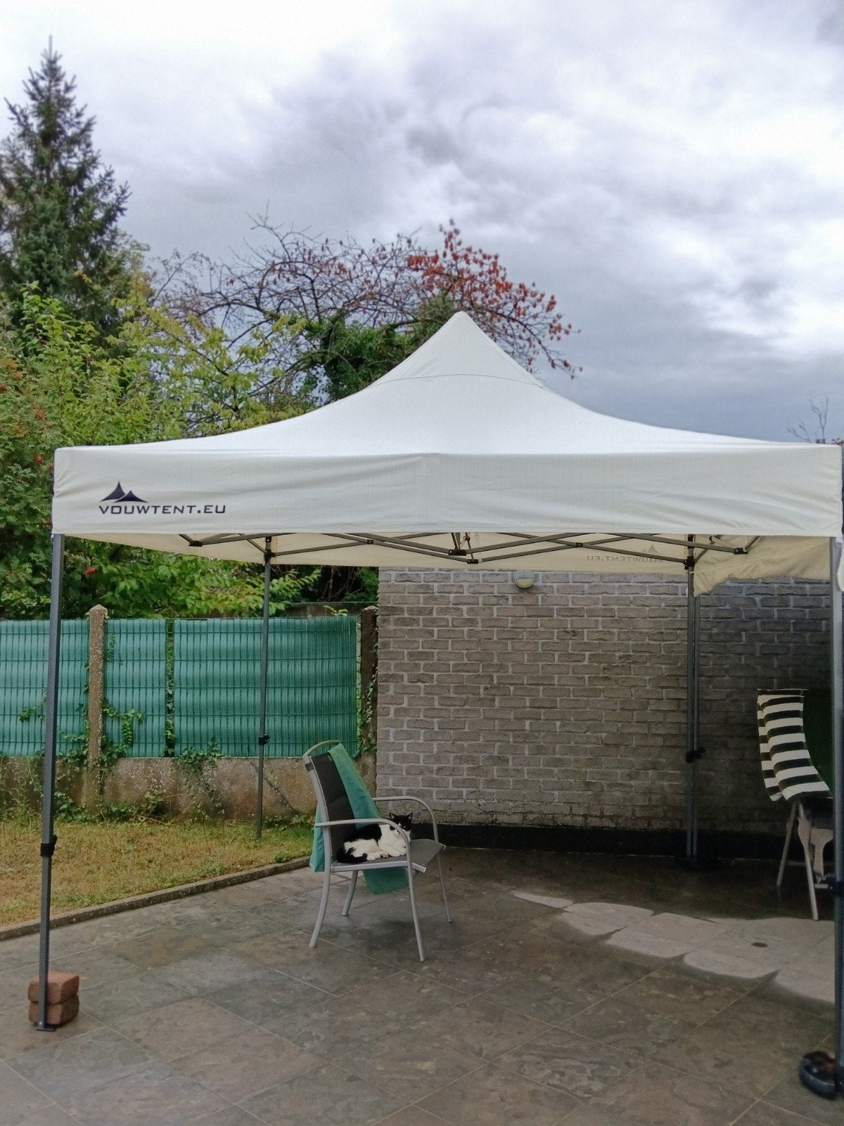 Vouwtent in metaal 3x3, pop-up tent. Met nieuw doek, Ophalen, Zo goed als nieuw, Minder dan 4 meter, Opvouwbaar