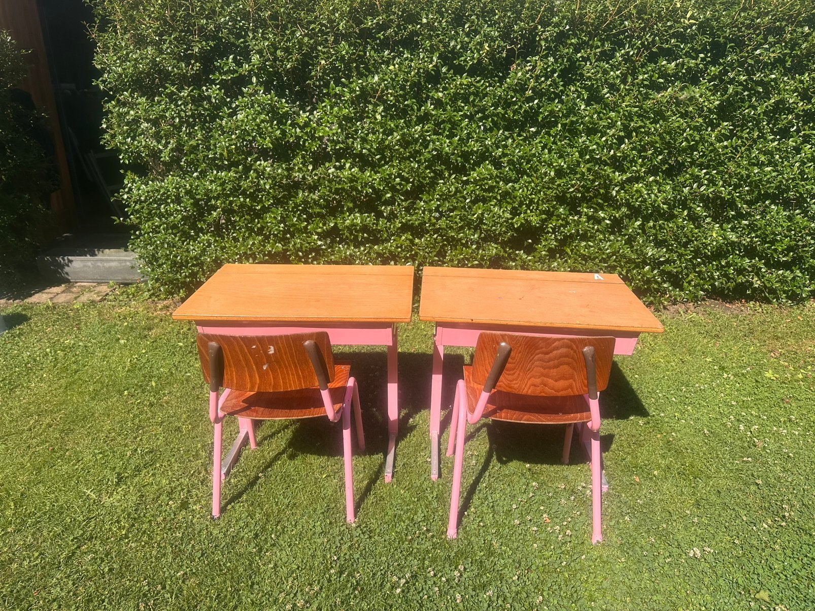 Vintage kinderbureau, Vintage, Utilisé, Bureau enfant, Bois