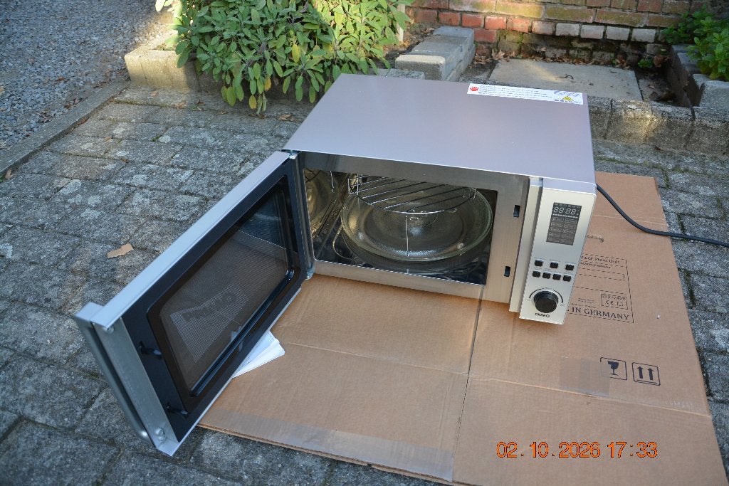 Microgolfoven Primo Model MG7, Elektronische apparatuur, Ophalen, Microgolfoven, Nieuw, Draaiplateau