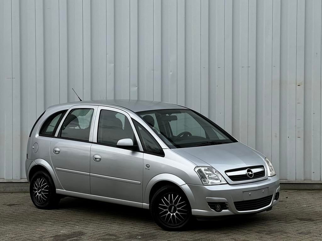 - Opel Meriva - 1.6 Benzine - 112.000km - Airco - Automaat -, Stof, Zwart, Bedrijf, 5 zetels