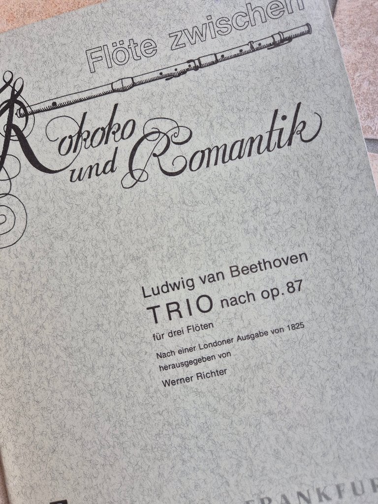 Bladmuziek 3 of meer fluiten. Klassiek en populair 11 stuks, Klassiek, Overige soorten, Ophalen of Verzenden, Zo goed als nieuw