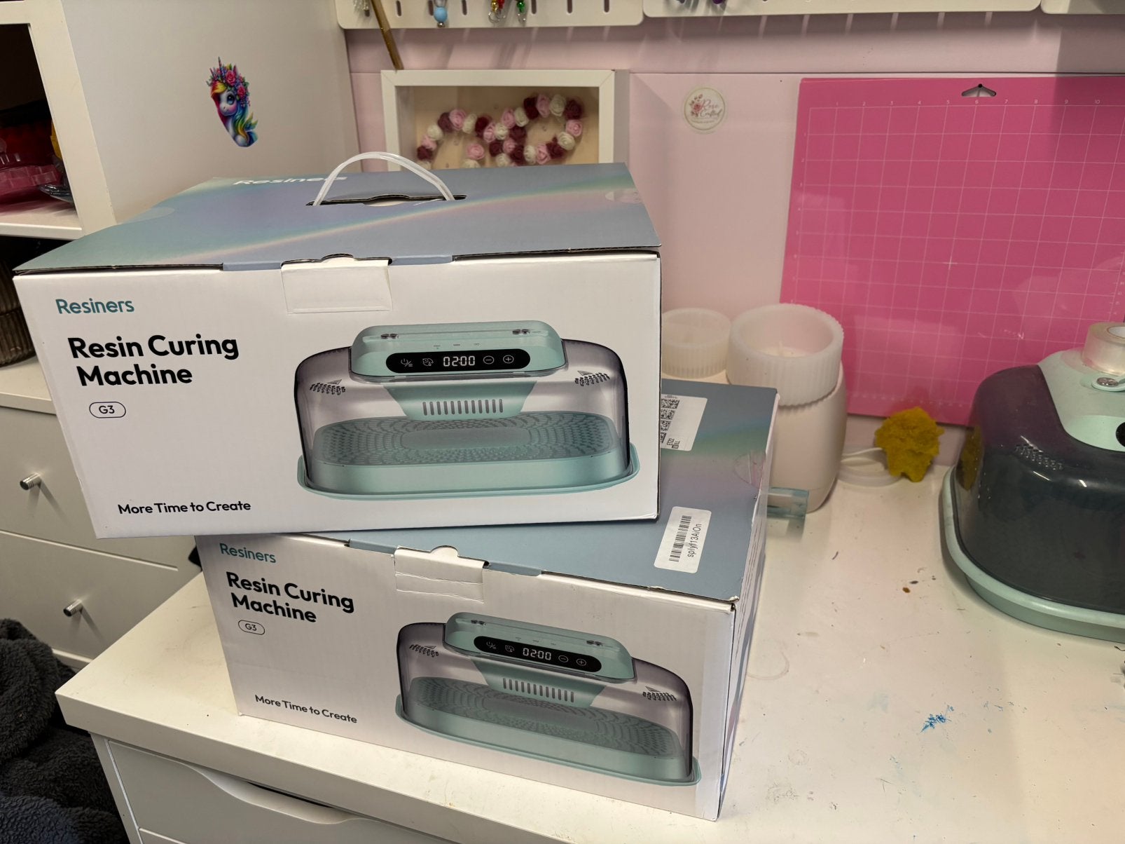 2 nieuwe curing machine’s voor epoxy en uv., Hobby en Vrije tijd, Ophalen, Groen, Nieuw, Machine