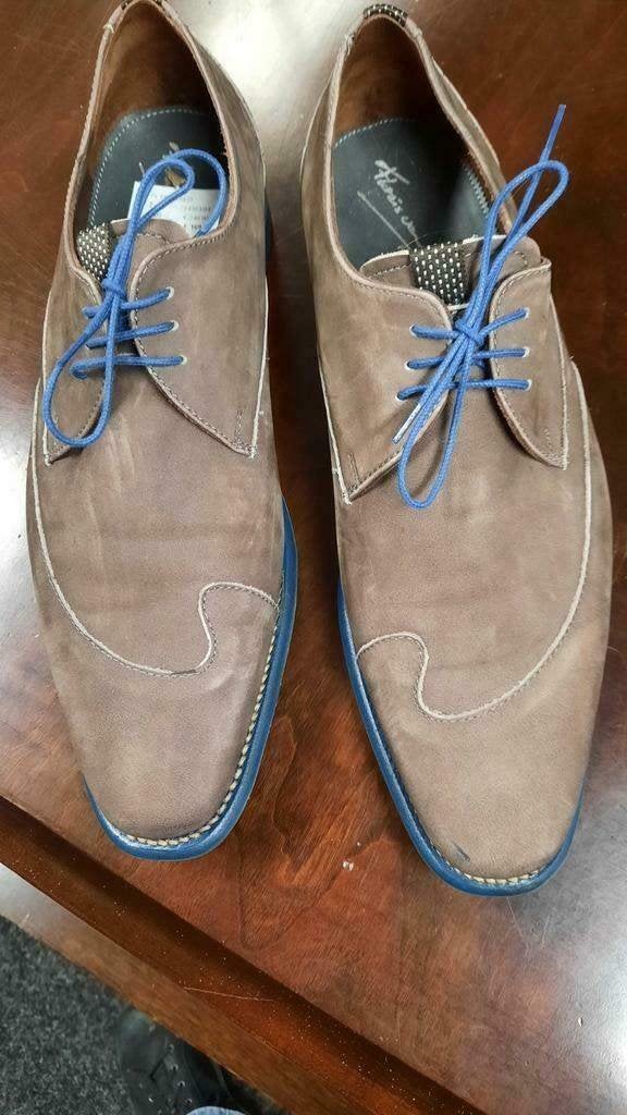 Floris Van Bommel Suede herenschoenen maat 7, Kleding | Heren, Overige kleuren, Floris van Bommel, Ophalen of Verzenden, Zo goed als nieuw