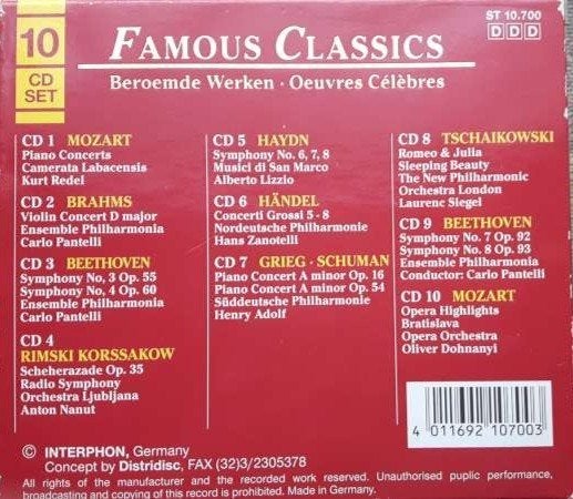 Coffret CD's Classic 10 CD, Autres compositeurs, Comme neuf, Enlèvement, Coffret