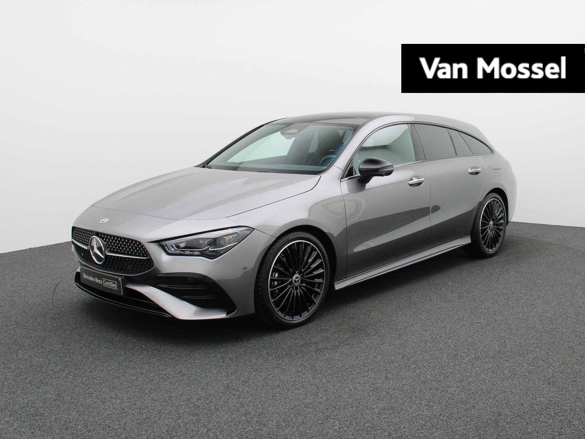 Mercedes-Benz CLA 180 Star Edition Shooting Brake + AMG + PA, Auto's, CLA, Stof, Gebruikt, Zwart