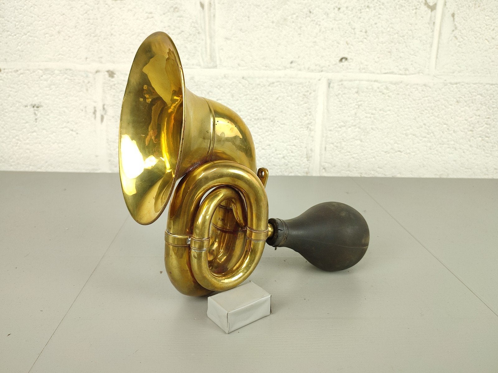 Antieke messing oldtimer autohoorn, Enlèvement ou Envoi, ., ., .