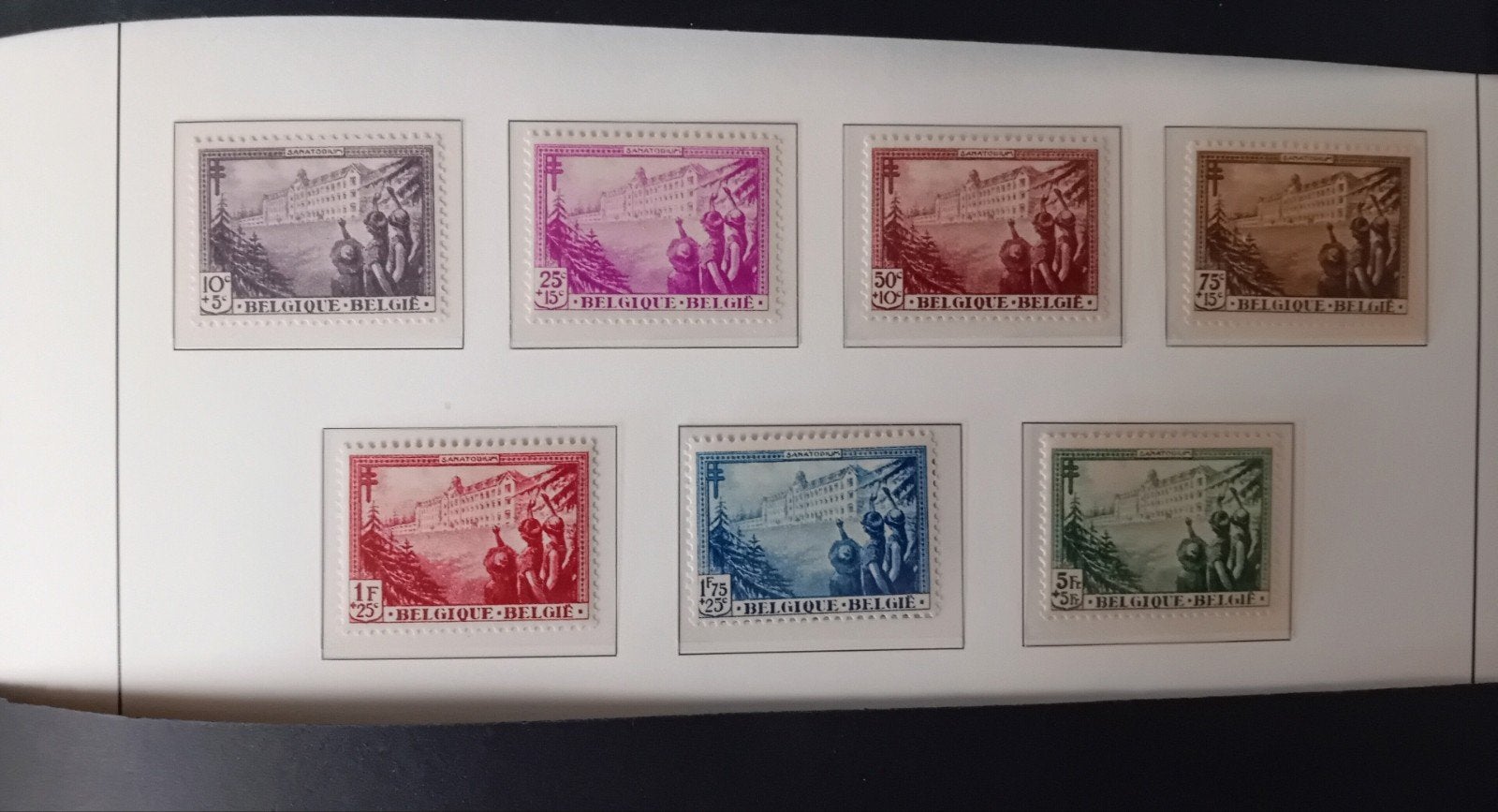 België postzegels nr 356/362** lot 43P, Verzenden, Postfris