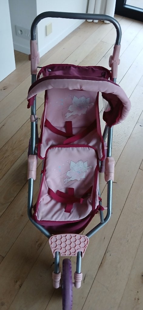 Buggy voor 2 poppen, Ophalen, Gebruikt, Babypop