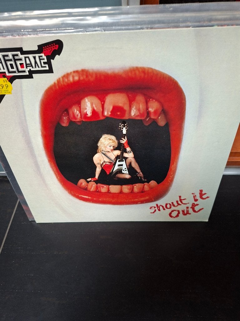 lp - maineeaxe - shout it out - bak 5, Cd's en Dvd's, LP, Heavy metal, Gebruikt, Ophalen of Verzenden