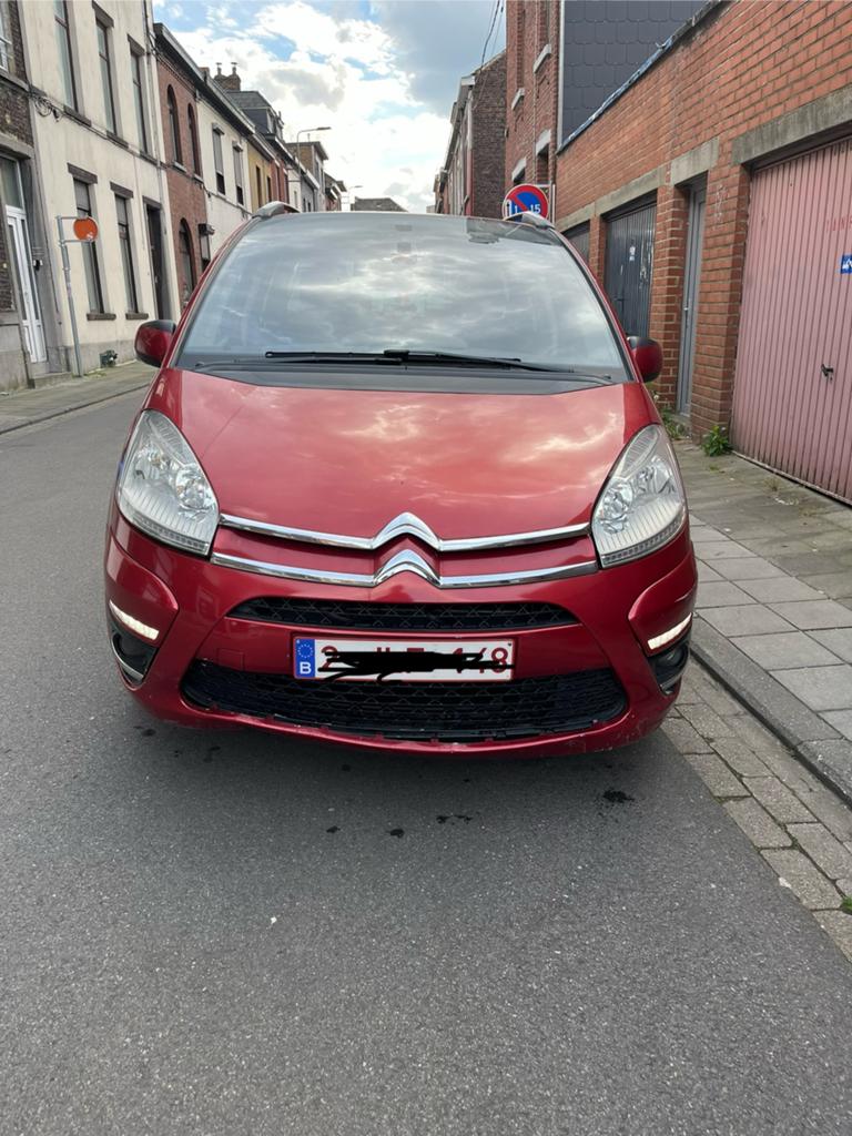 Automatique 7 places Citroen C4 Picasso, Autos, Rouge, Euro 5, Achat, 7 places