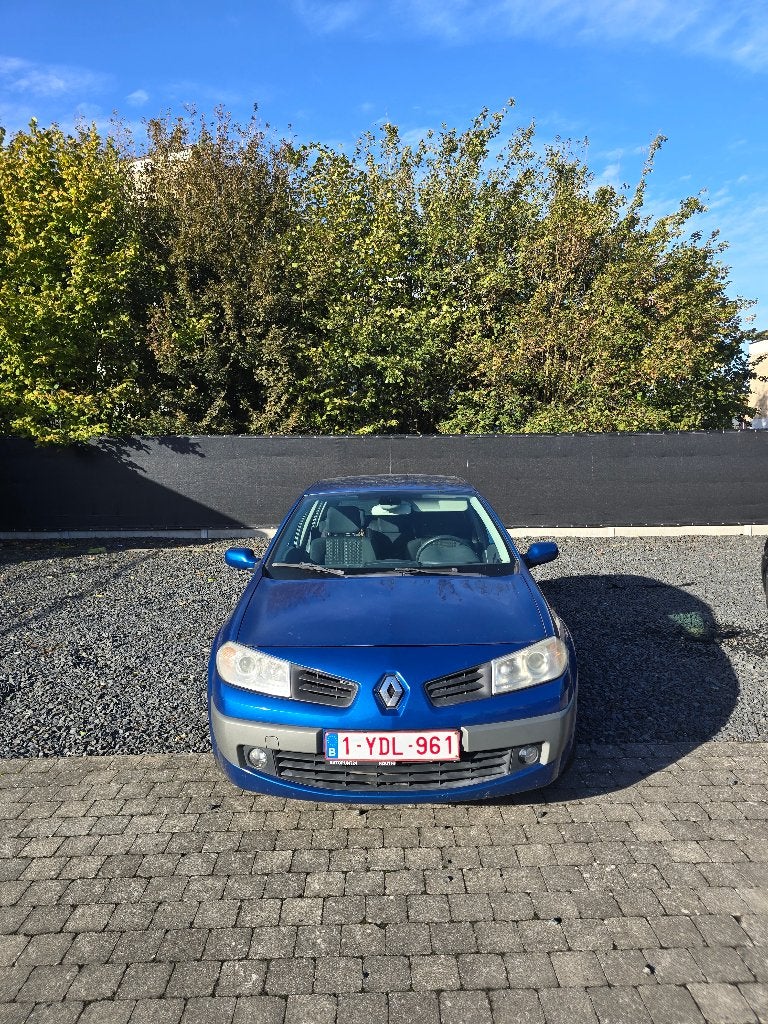 Renault Megane 2006, Auto's, Trekhaak, Stof, Blauw, Particulier
