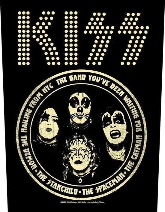 KISS - Hailing From NYC - Backpatch officiële merchandise, Verzamelen, Ophalen of Verzenden, Nieuw