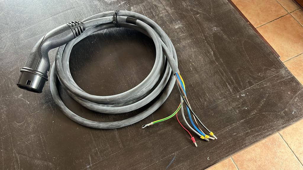 Laadkabel type 2, lengte 5 meter NIEUW!, Enlèvement, Comme neuf, Câble de charge