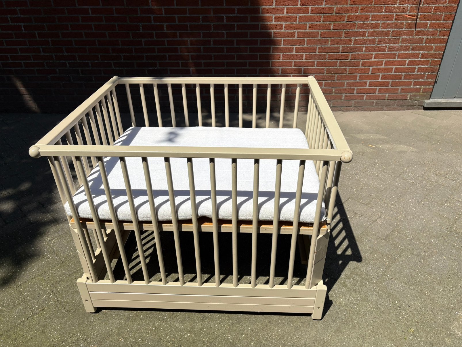 Houten Box / speelpark “pericles” , beige gekleurd, Kinderen en Baby's, Ophalen, Gebruikt