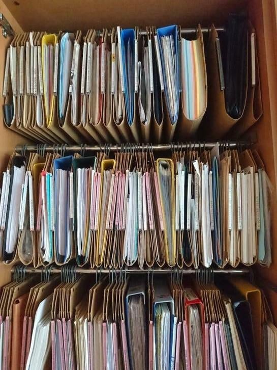 HANGMAP OM DOCUMENTEN IN TE KLASSEREN, Enlèvement, Comme neuf