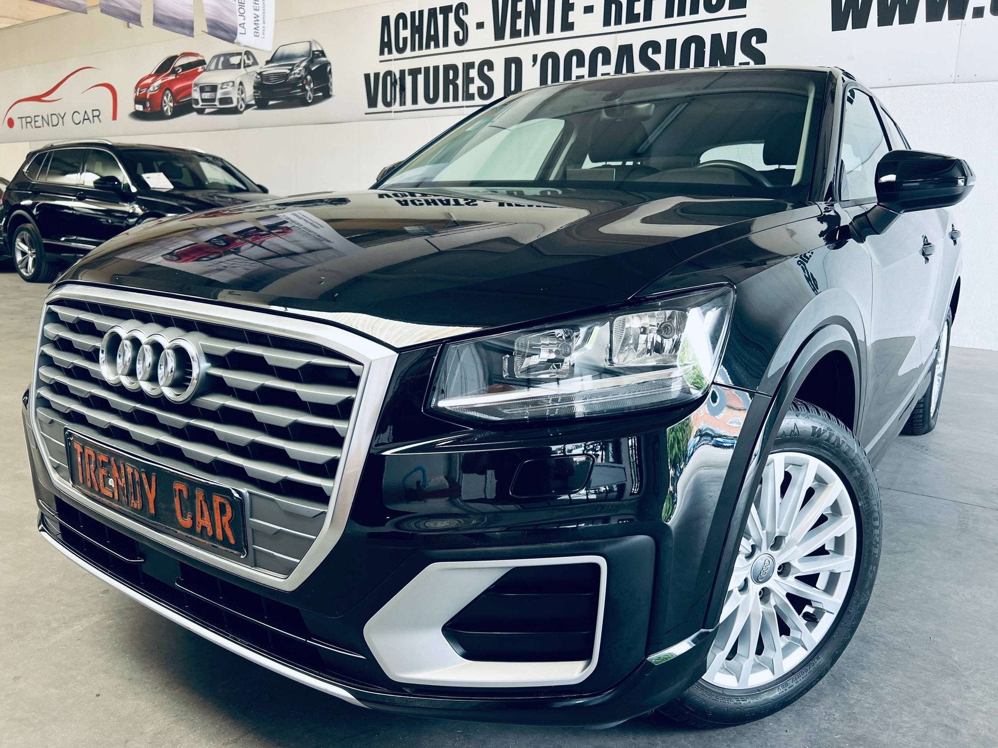 Audi Q2 1.0 TFSI Design+NAVI+TVA+CRUISE+CARNET+GARANTIE, Autos, Cuir, Achat, Entreprise, Noir