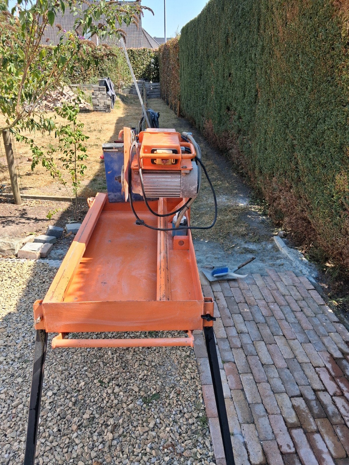 klinker en tegelzaagmachine. tafelzaag., Bricolage & Construction, Enlèvement, Utilisé