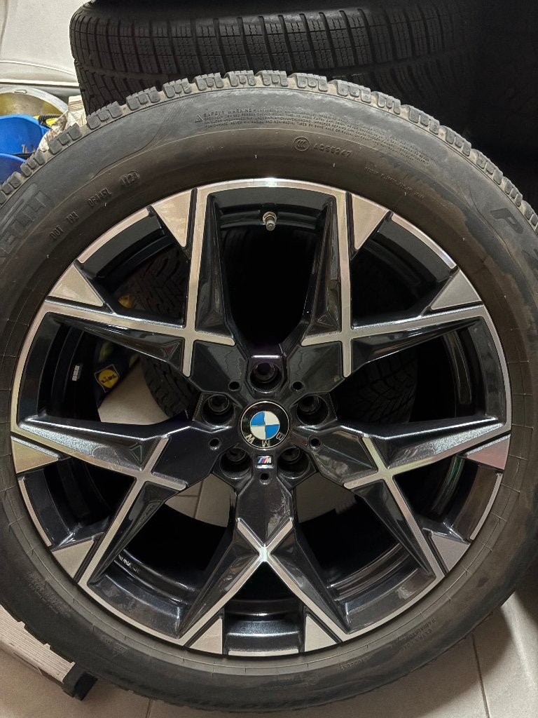 Kit hiver origine BMW X3 G45 19 pouces jantes + pneus, Enlèvement, 19 pouces, Pneus hiver, Pneus et Jantes