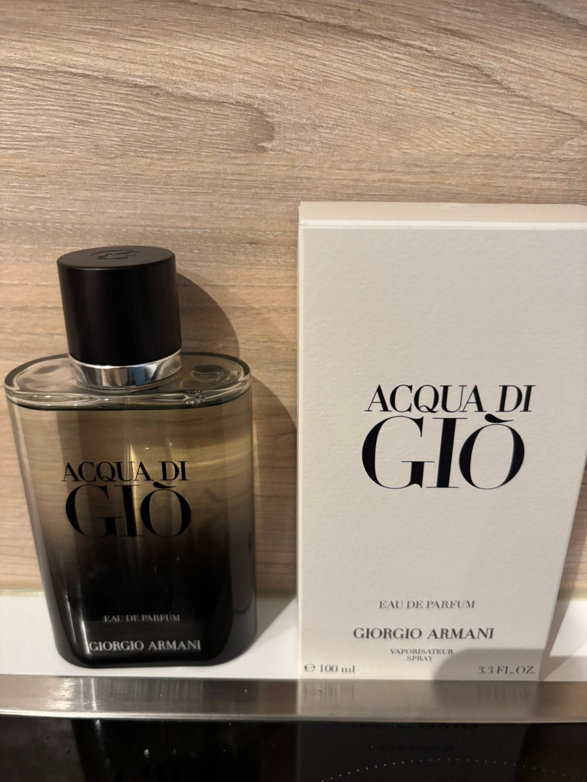 Giorgio armani acqua di gio eau de parfum 100ml, Ophalen of Verzenden, Zo goed als nieuw