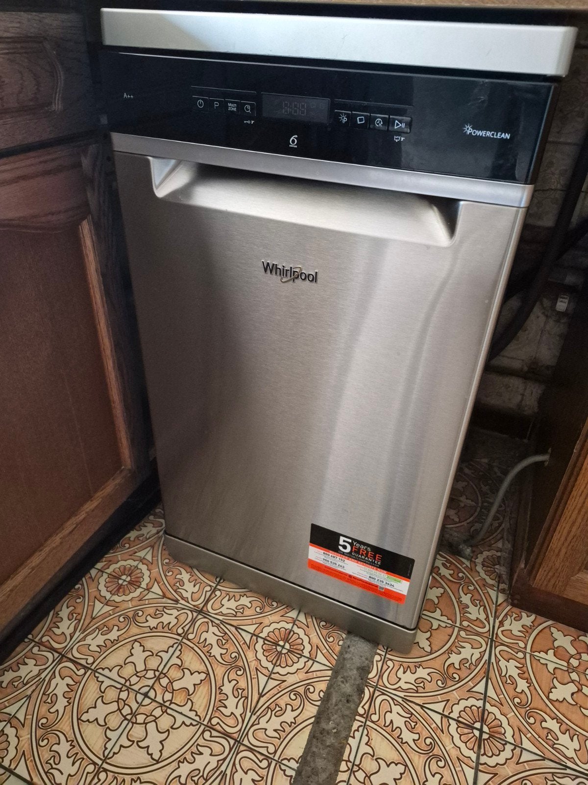 Lave-vaisselle Whirlpool 45 cm inox, Electroménager, Programme éco, Moins de 45 cm, Enlèvement, Utilisé