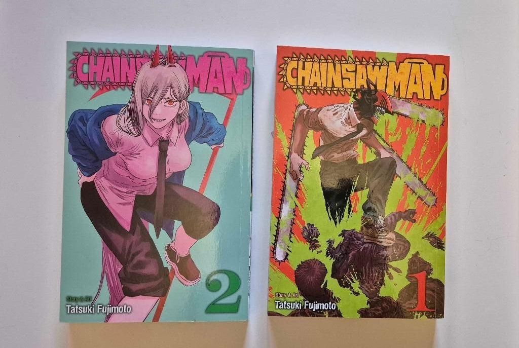 Manga: Chainsaw Man | 1 & 2, Ophalen of Verzenden, Zo goed als nieuw, Japan (Manga), Meerdere comics