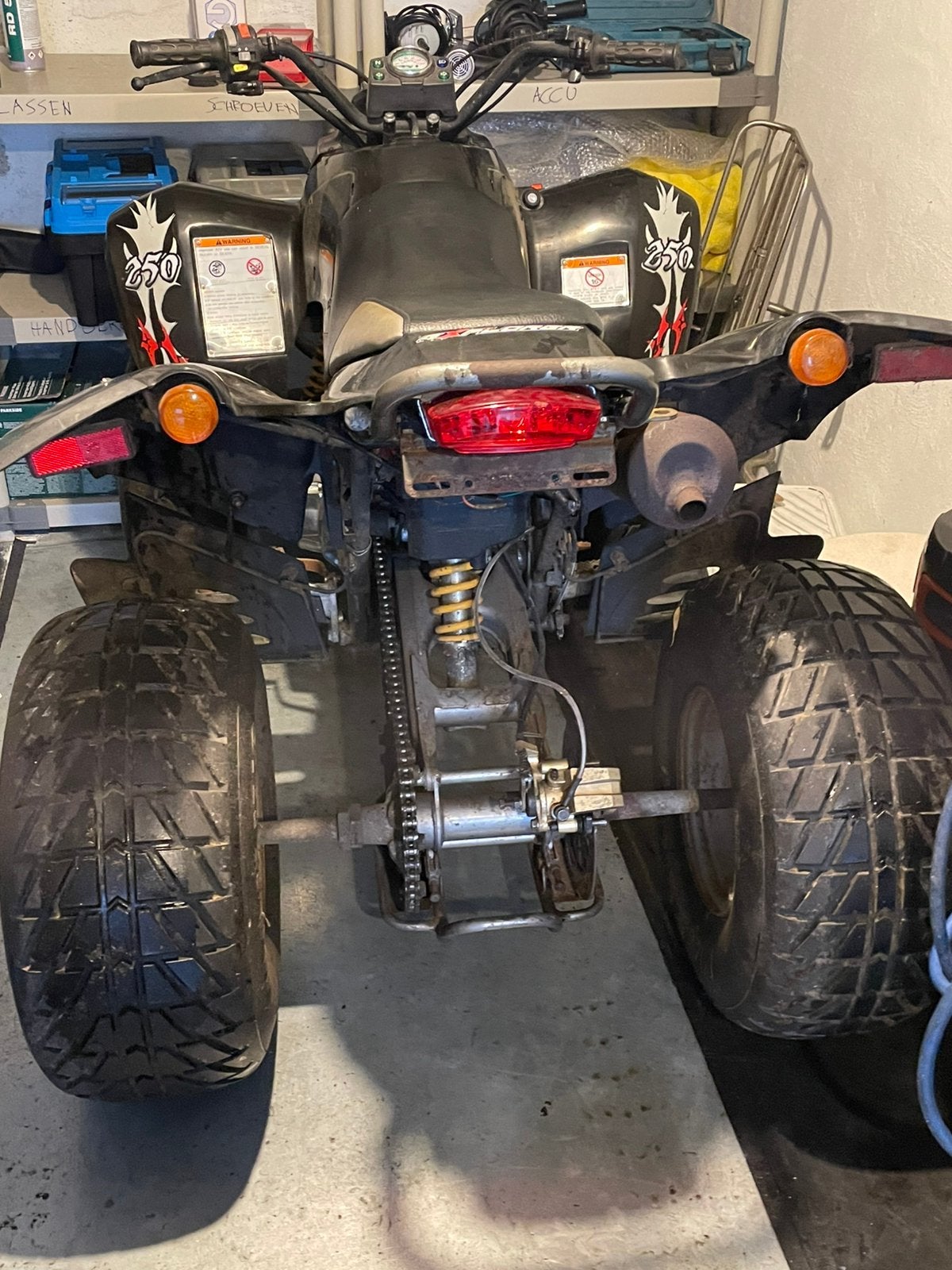 Quad 250cc, Motoren