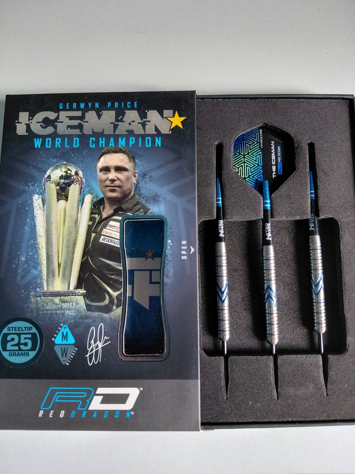 Gerwyn Price  25gr, Sport en Fitness, Darts, Ophalen, Zo goed als nieuw, Pijlen